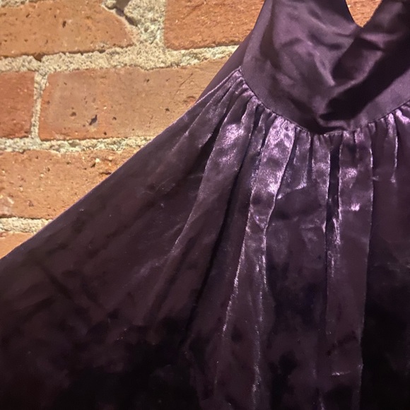 Ramy Brook Velvet Halter Mini Dress - Picture 2 of 5